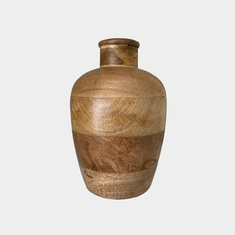 ALIA LIGHT WOOD VASE