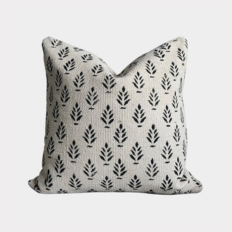 BIRCH CUSHION COVER (BLACK)