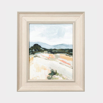BLUE DESERT PRINT ON CANVAS