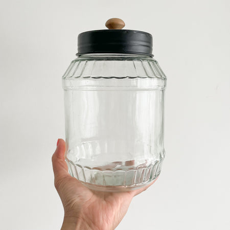 BROOK GLASS CANISTER