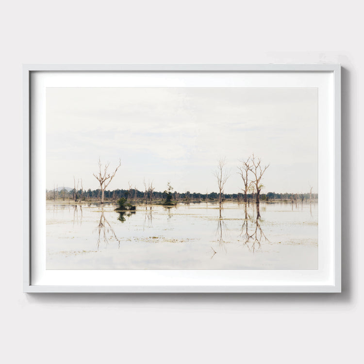 CAMBODIAN WATER ART PRINT