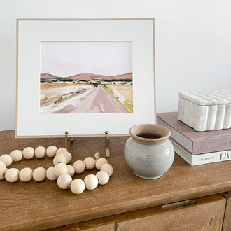 DESERT ROAD PRINT ON CANVAS