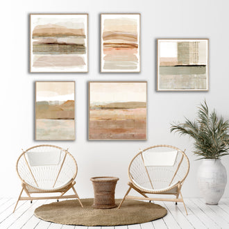 SUNBAKED CLIFFS ART PRINT