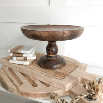 HENLEY WOODEN CAKE STAND
