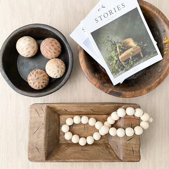 KEYON NATURAL WOOD BOWL (LARGE)