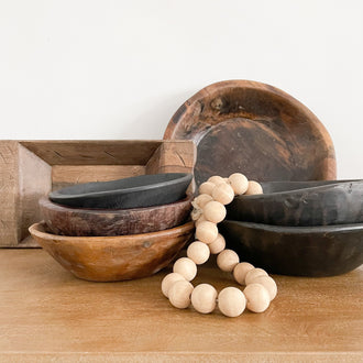 KENAI BLACK WOOD BOWL (SMALL)