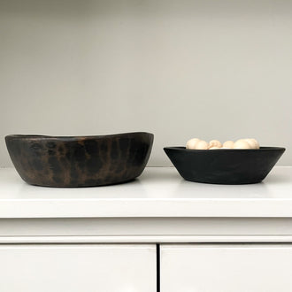 KENAI BLACK WOOD BOWL (SMALL)