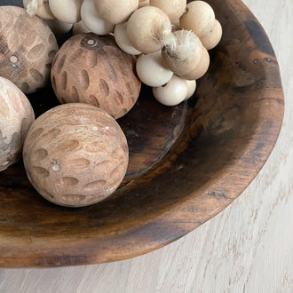 KEYON NATURAL WOOD BOWL (LARGE)