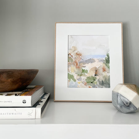 PASTEL WASH PRINT ON CANVAS