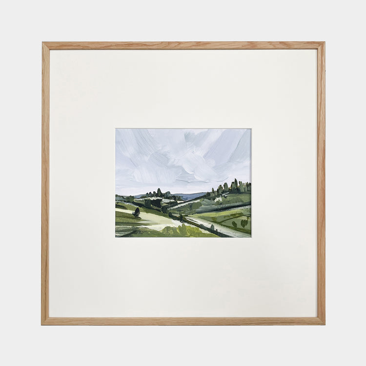 ITALIAN HILLS PRINT ON CANVAS