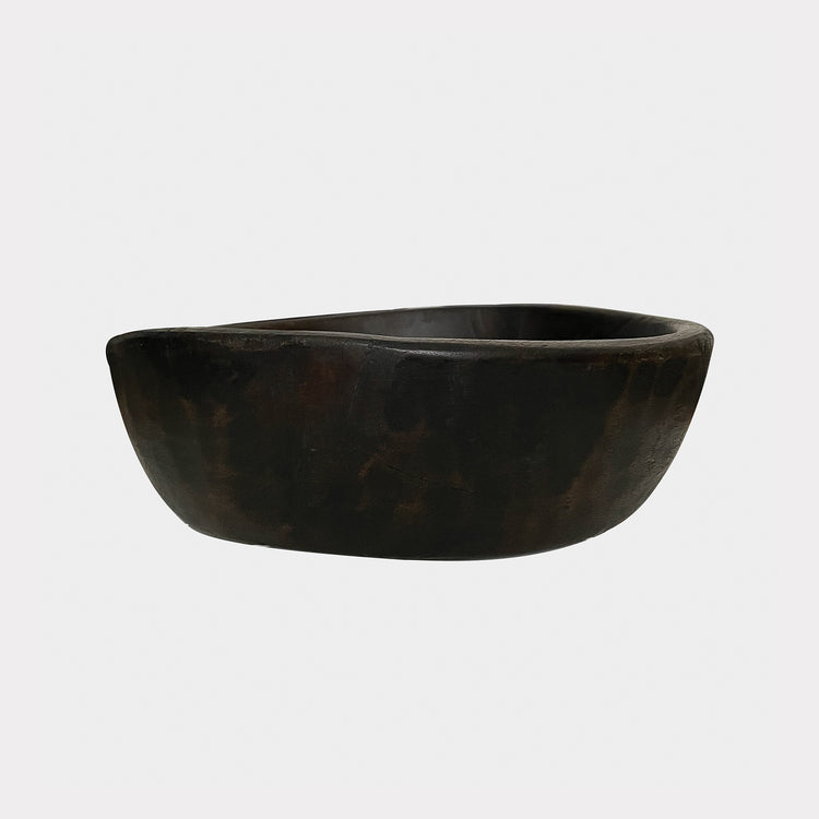 KENAI BLACK WOOD BOWL (LARGE)