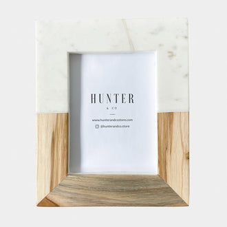 LYLA MARBLE WOOD FRAME