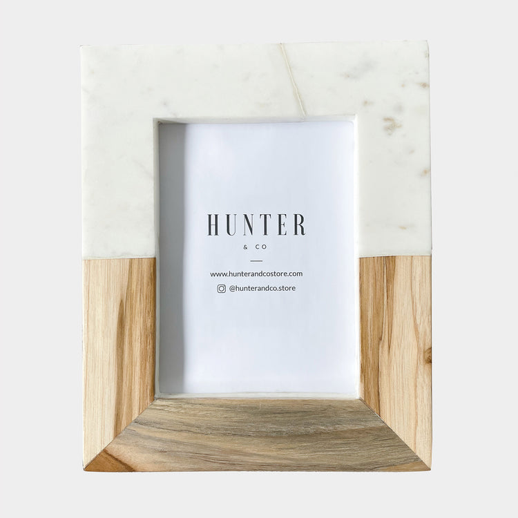LYLA MARBLE WOOD FRAME