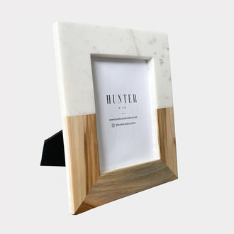 LYLA MARBLE WOOD FRAME