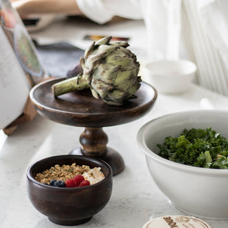 KADI DARK WOOD BOWL