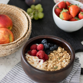 KADI DARK WOOD BOWL