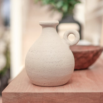 ZOFIA CLAY VASE WITH HANDLE
