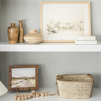 ALIA LIGHT WOOD VASE