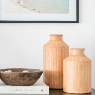 TANNER WOOD VASE