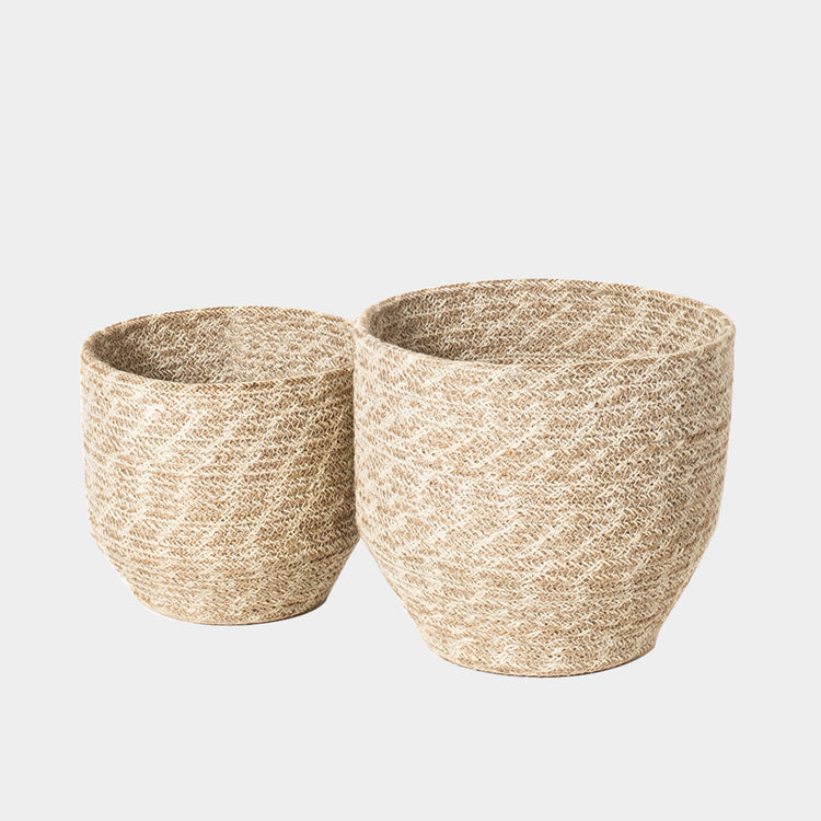 NEEMA JUTE BASKET POTS