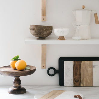 HENLEY WOODEN CAKE STAND