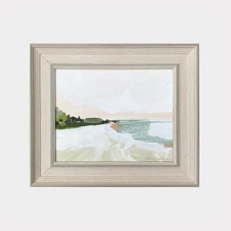 PEACH BEACH PRINT ON CANVAS