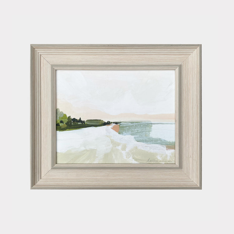 PEACH BEACH PRINT ON CANVAS