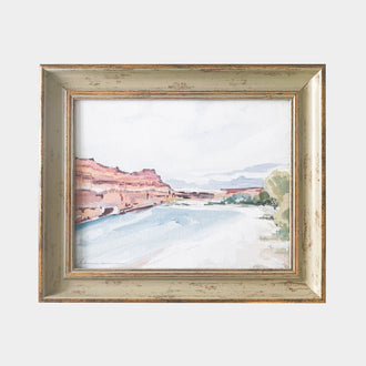 RIVER CANYON PRINT ON CANVAS