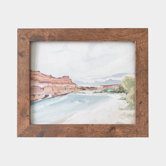 RIVER CANYON PRINT ON CANVAS