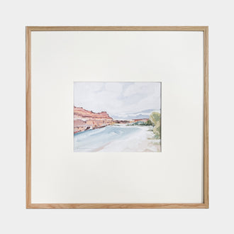 RIVER CANYON PRINT ON CANVAS