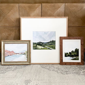 ITALIAN HILLS PRINT ON CANVAS