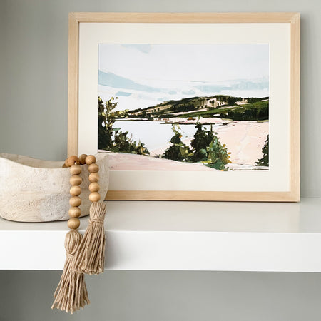 SAND BEACH ROSE PRINT ON CANVAS