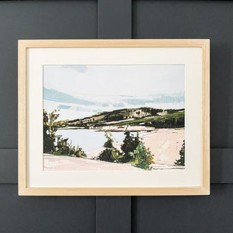 SAND BEACH ROSE PRINT ON CANVAS