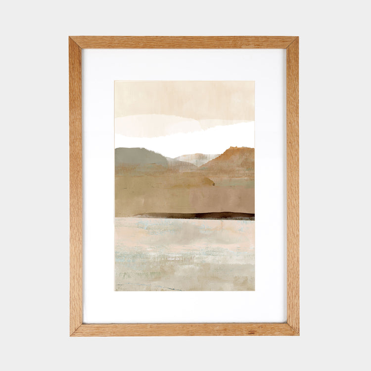 SOFT TERRACOTTA CLIFFS ART PRINT