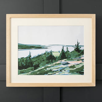 SOMES SOUND OPENING PRINT ON CANVAS