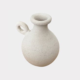 ZOFIA CLAY VASE WITH HANDLE